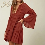 red beach cover up dresses